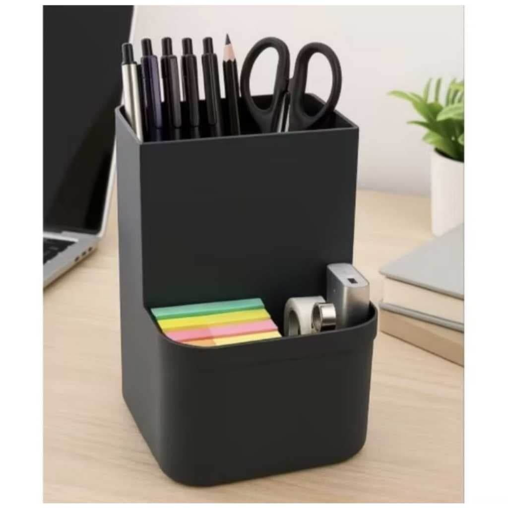 Porta Treco Organizador De Mesa Escritorio Porta Canetas Lápis Reguas Diversos Resistente Moderno Decoração Praticidade