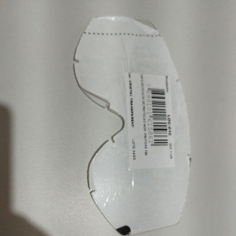 Lente Cristal Transparente Para Óculos 788 Pro Tork Motocross Trilha Off Road Reposição
