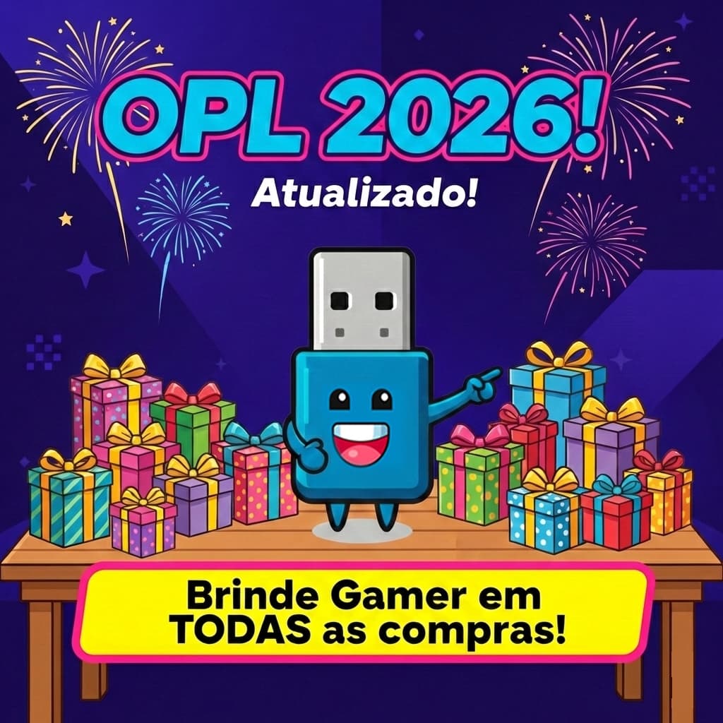 Opl - Memory Card + Pendrive  - Brindes em todas as compras!