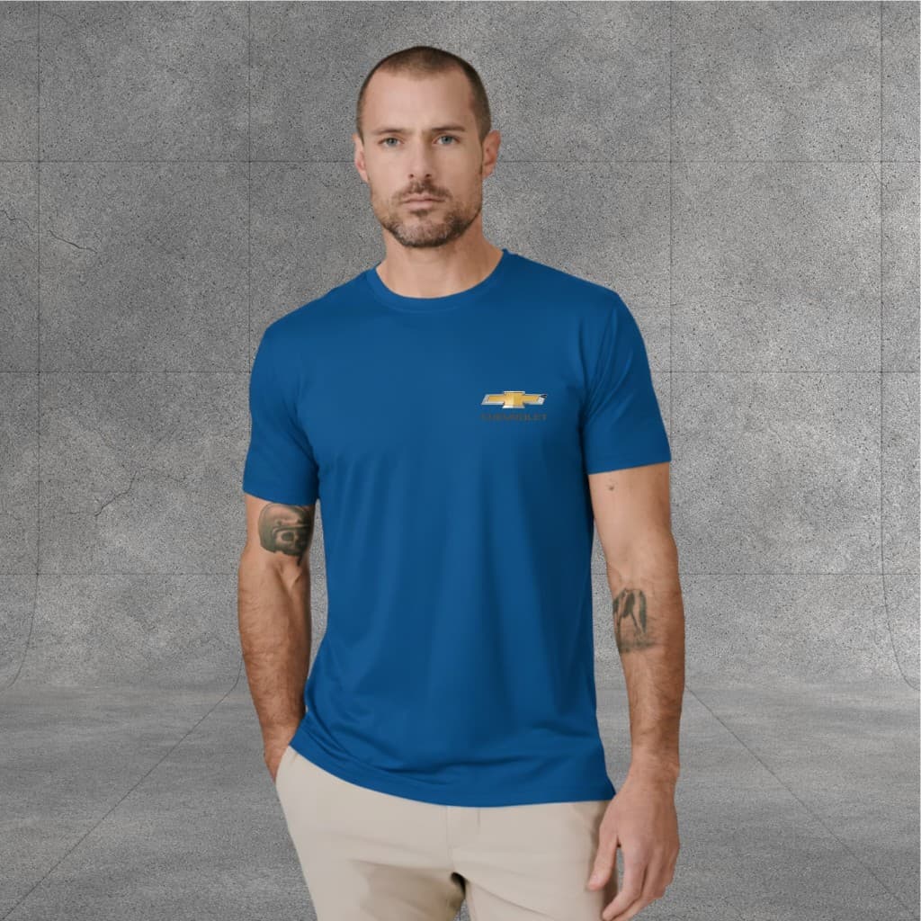 Camiseta personalizada Chevrolet 100% algodão