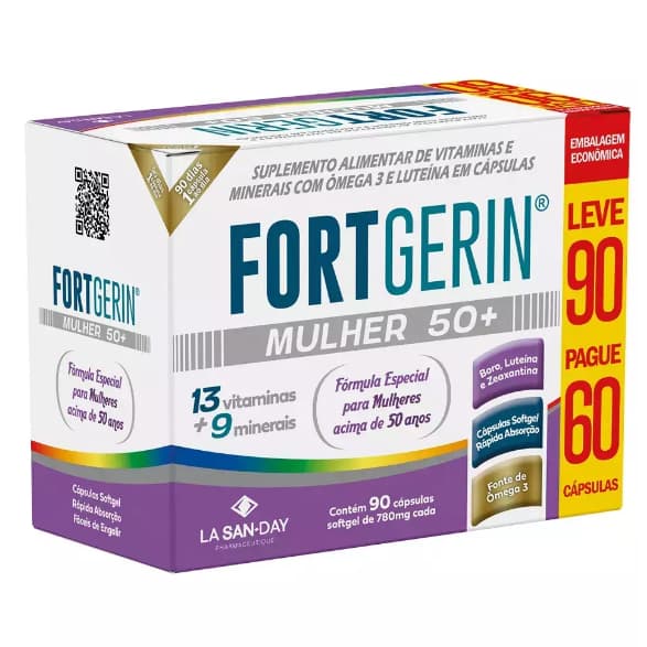 Fortgerin Mulher 50+ 90 Cápsulas
