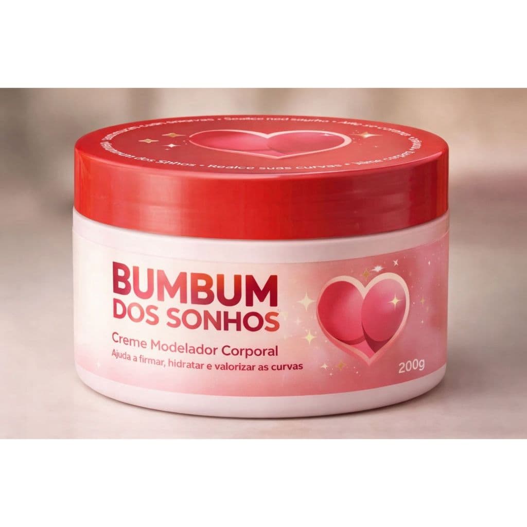 🔥 BUMBUM DOS SONHOS – CREME MODELADOR CORPORAL TERMOGÊNICO 🔥