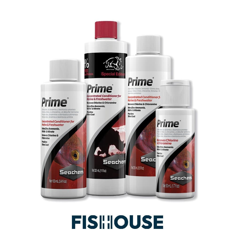 Condicionador de água - Prime ( 50ml,100ml,250ml,325ml ) - Seachem