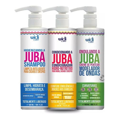 Kit Ondulando A Juba, Shampoo, Condicionador  Widi Care