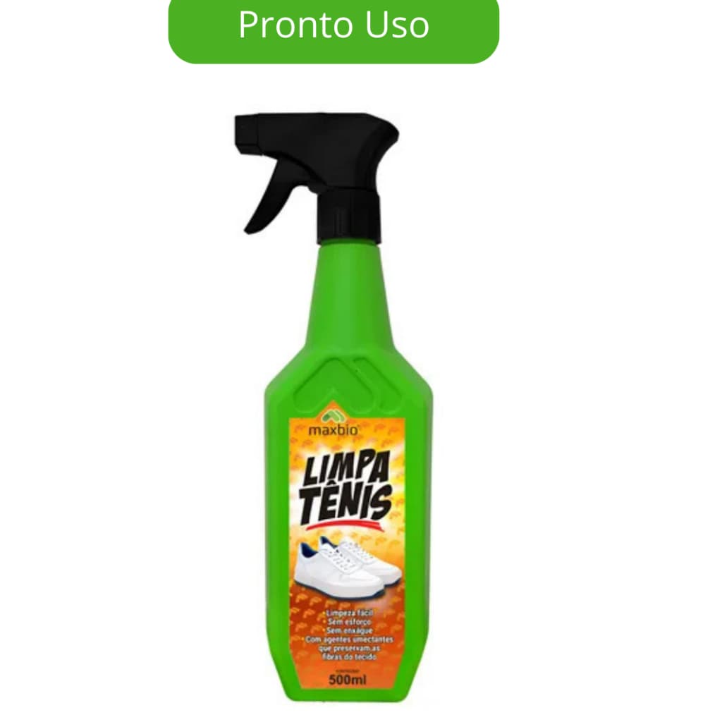Limpa Tenis 500ml Maxbio Sem Enxague
