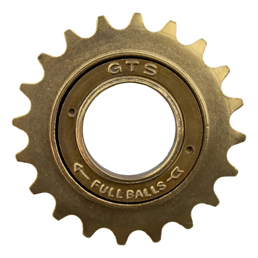 Catraca Roda Livre  GTS Bike 20 Dentes dourada bicicleta qualquer aro e motorizada