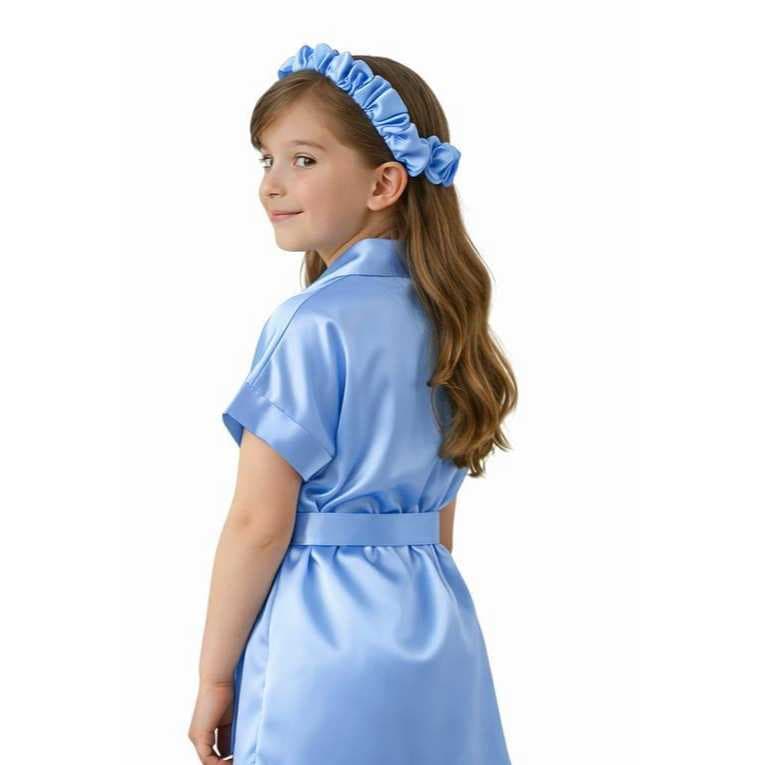 Hobby De Cetim -- Azul Bebe Filha Da Noiva