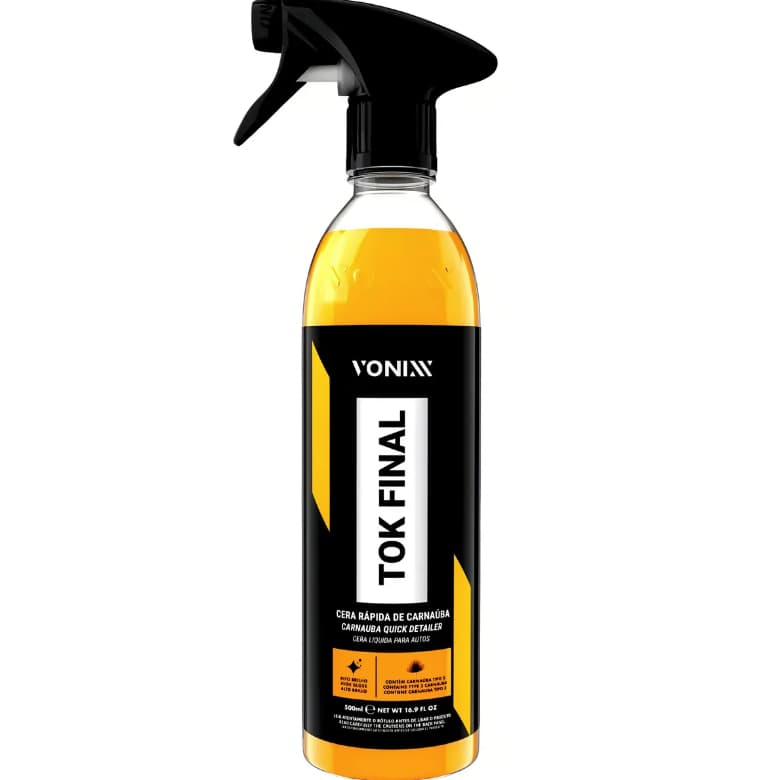 Tok Final Carnaúba Vonixx 500ml Proteção Automotiva Alto Brilho