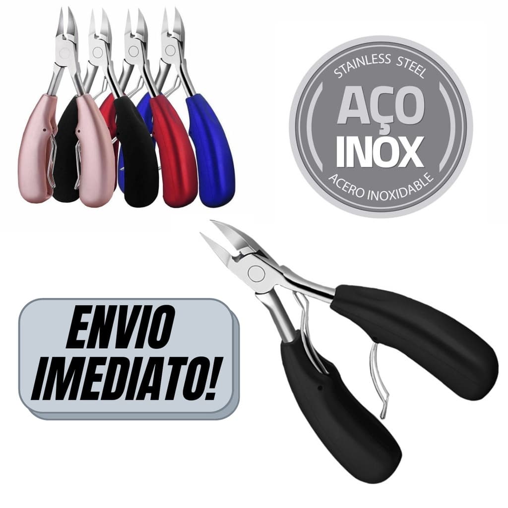 Desencravador De Unha Inox - Alicate De Aço Profissional Para Unha Encravada Pé e Mão Frete Rápido
