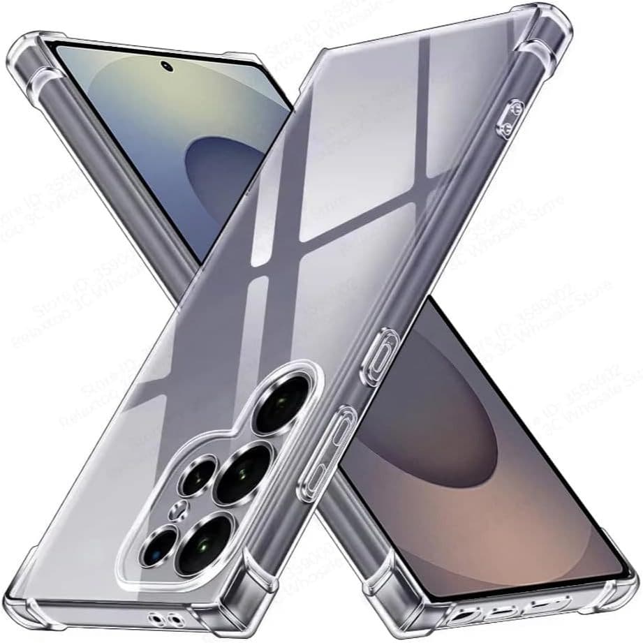 Capa Samsung Galaxy S23 Ultra Capinha Case Transparente Anti Impacto Bordas Reforçadas Silicone TPU