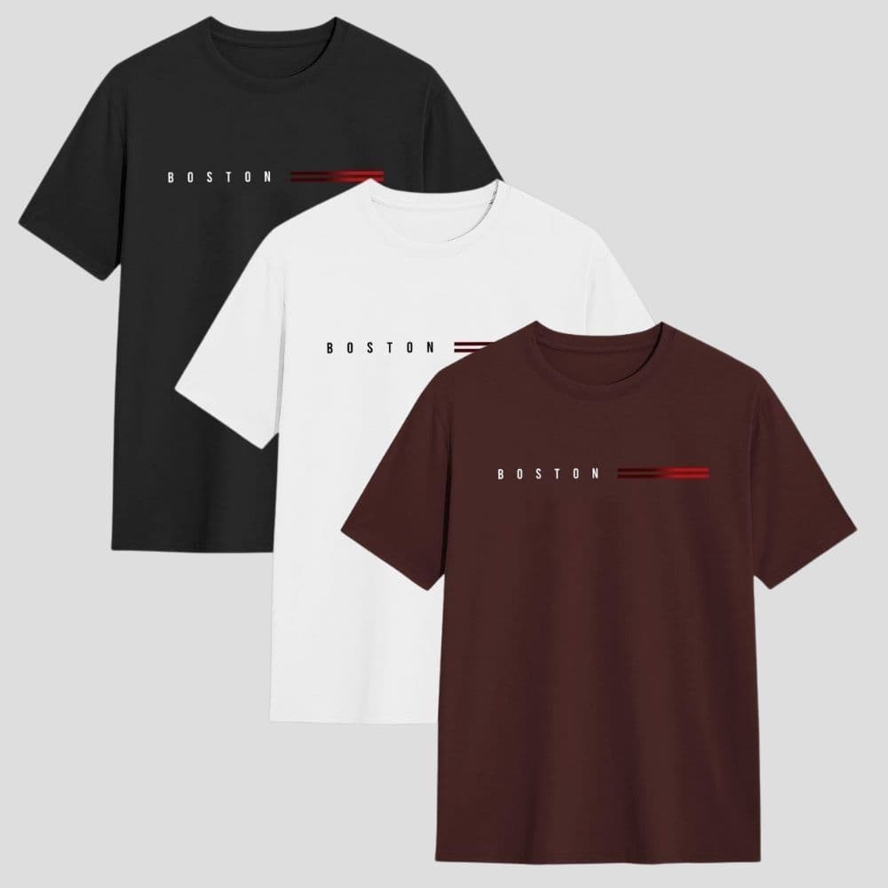 Kit 3 Camiseta Masculina Camisa 100% Algodão Confortável Oferta Envio Imediato