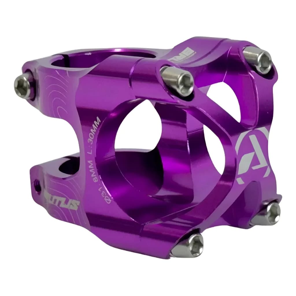 Mesa Avanço Bike Absolute Brutus 2 Alumínio Cnc 31,8mmx35mm Comprimento 3.5 Cm Cor Roxo Lilas