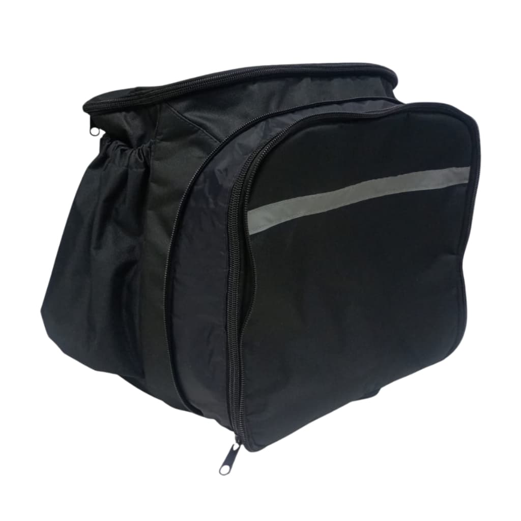Mochila Bag Térmica Motoboy Delivery Entrega Dobrável 80 Litros Preto Lizard Parts
