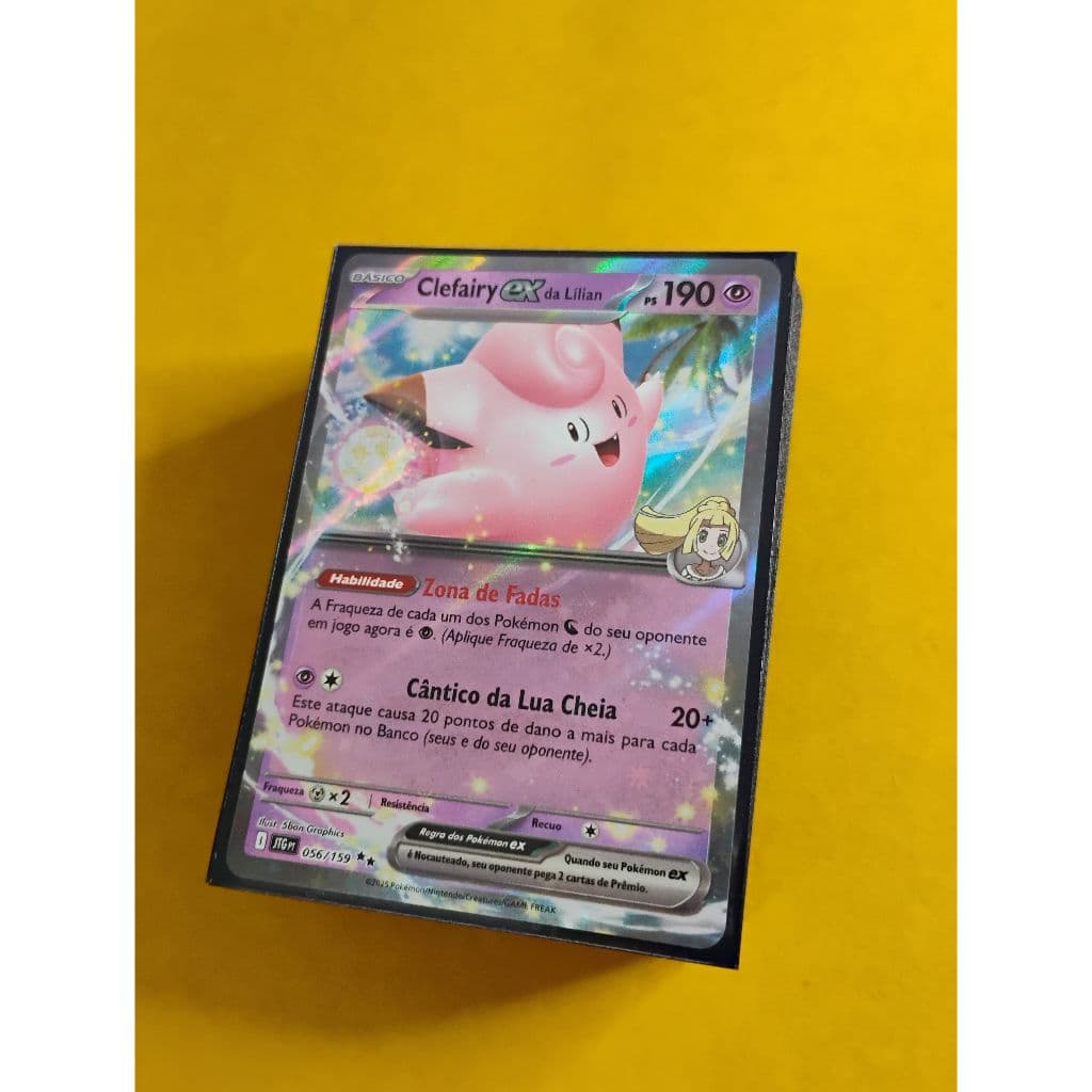 Deck de Gardevoir Ex e Mega Gardevoir Ex + 30 Cartas Pokémon TCG Trading Card Game Estampas Ilustradas  Sleeves Shields