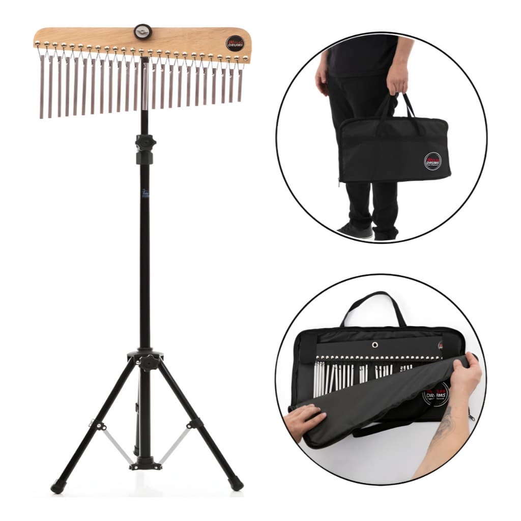Carrilhão 24 Notas | Capa Bag Case Pedestal Natural (pr-bg)