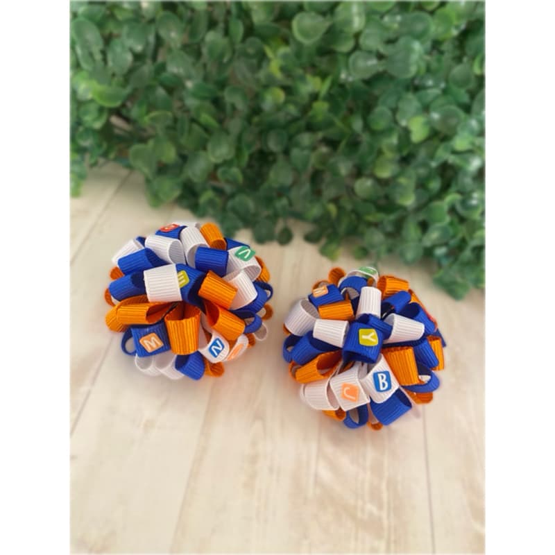 Pompom colorido Escolar/Duplinha de Laço/Laço de cabelo