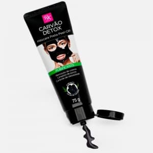 Máscara Carvão Detox Peel Off Preta 75g Ruby Kisses