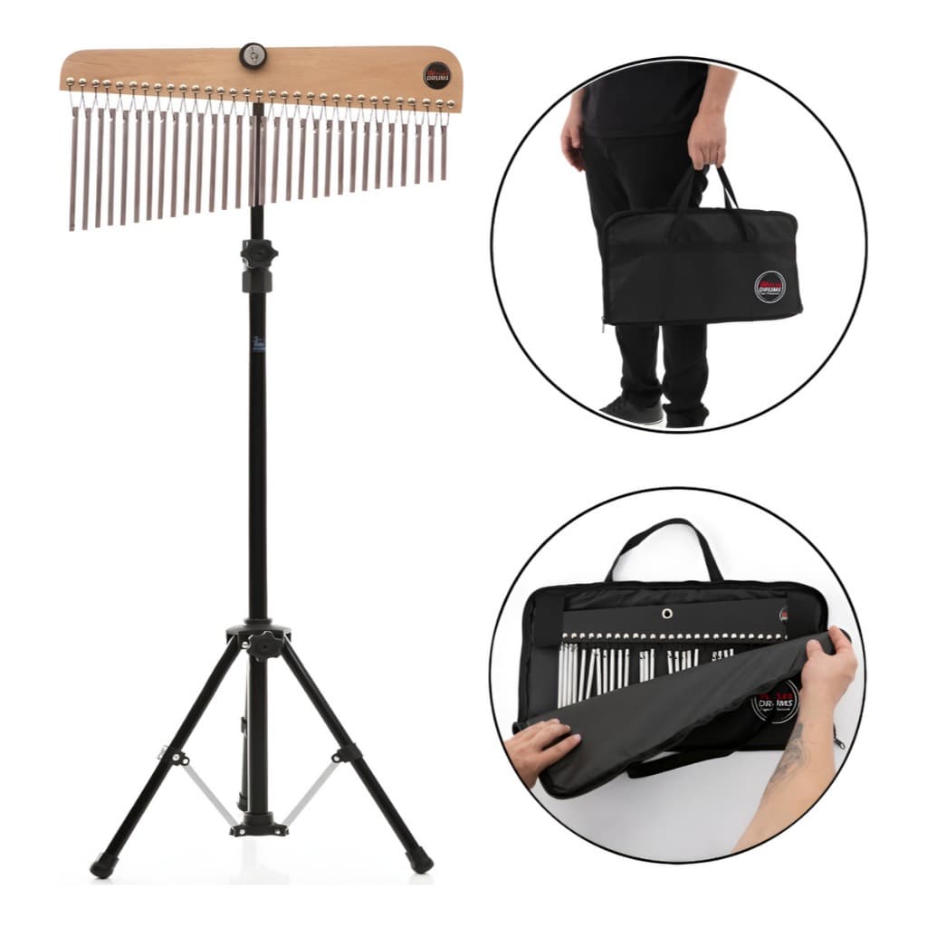 Carrilhão 30 Notas | Capa Bag Case Pedestal Natural (pr-bg)