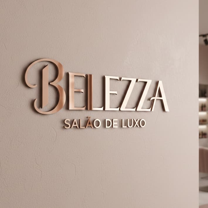 Letreiro/Logo em Acrílico Logotipo espelhado Personalizado (ACOMPANHA DUPLAFACE)