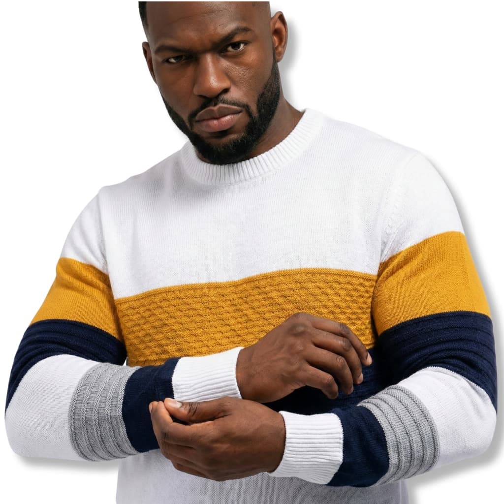 Suéter Masculino Elegante Blusa De Frio Tricot De Inverno Premium
