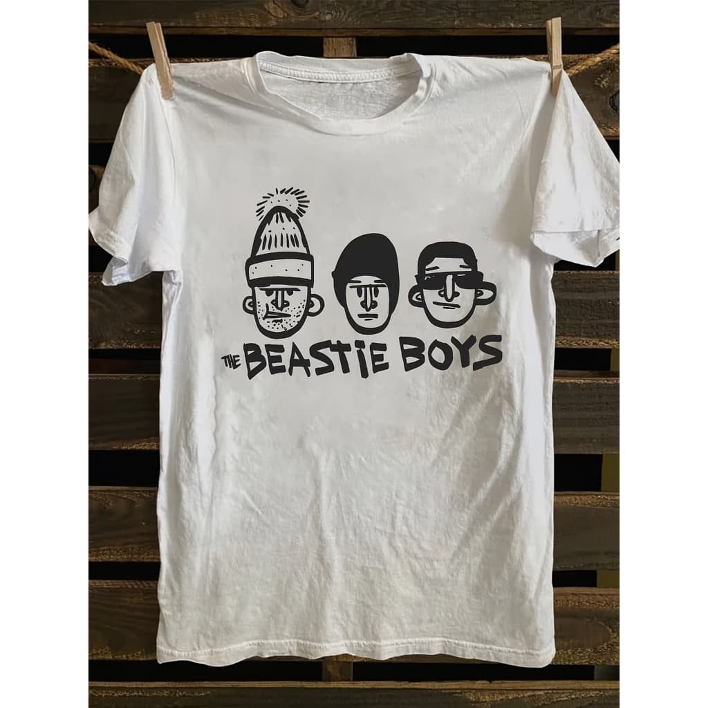 Camiseta masculina Beastie Boys t-shirt 100% algodão estampa hip-hop retrô urbana criativa e divertida envio imediato