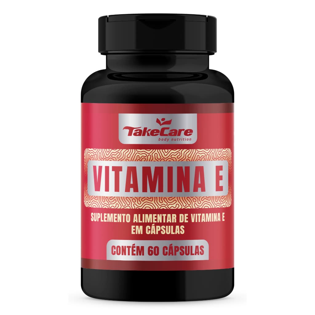 Vitamina E 269mg Take Care 60 Cápsulas Antioxidante Potente 1793% VD Imunidade Pele