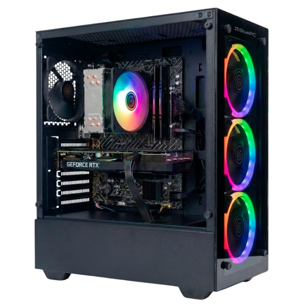 PC Gamer LUDIC by BluePC - Intel Core i5 12400F, RTX 3060, 16GB RAM, SSD 1TB, 600W - PGBP-1033LUD