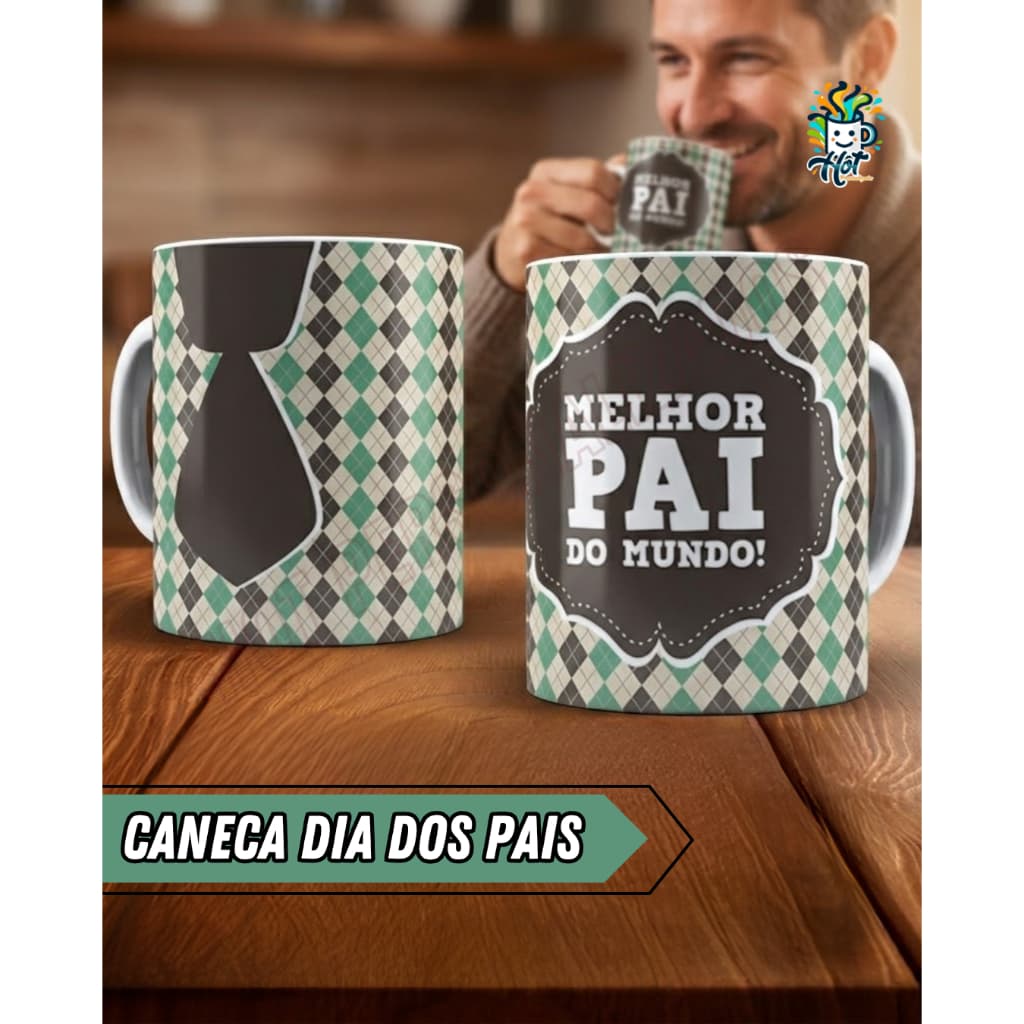 Caneca Personalizada Dia dos Pais com frases