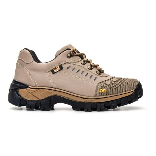 Tenis Adventure Caterpillar Em Couro E Palmilha em Gel Bico PVC Envio Na Hora!