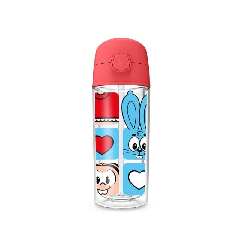 Garrafa Squeeze Turma da Mônica Geek  600ml   Escolar Academia Passeio, Copo , Xícaras  itens colecionáveis