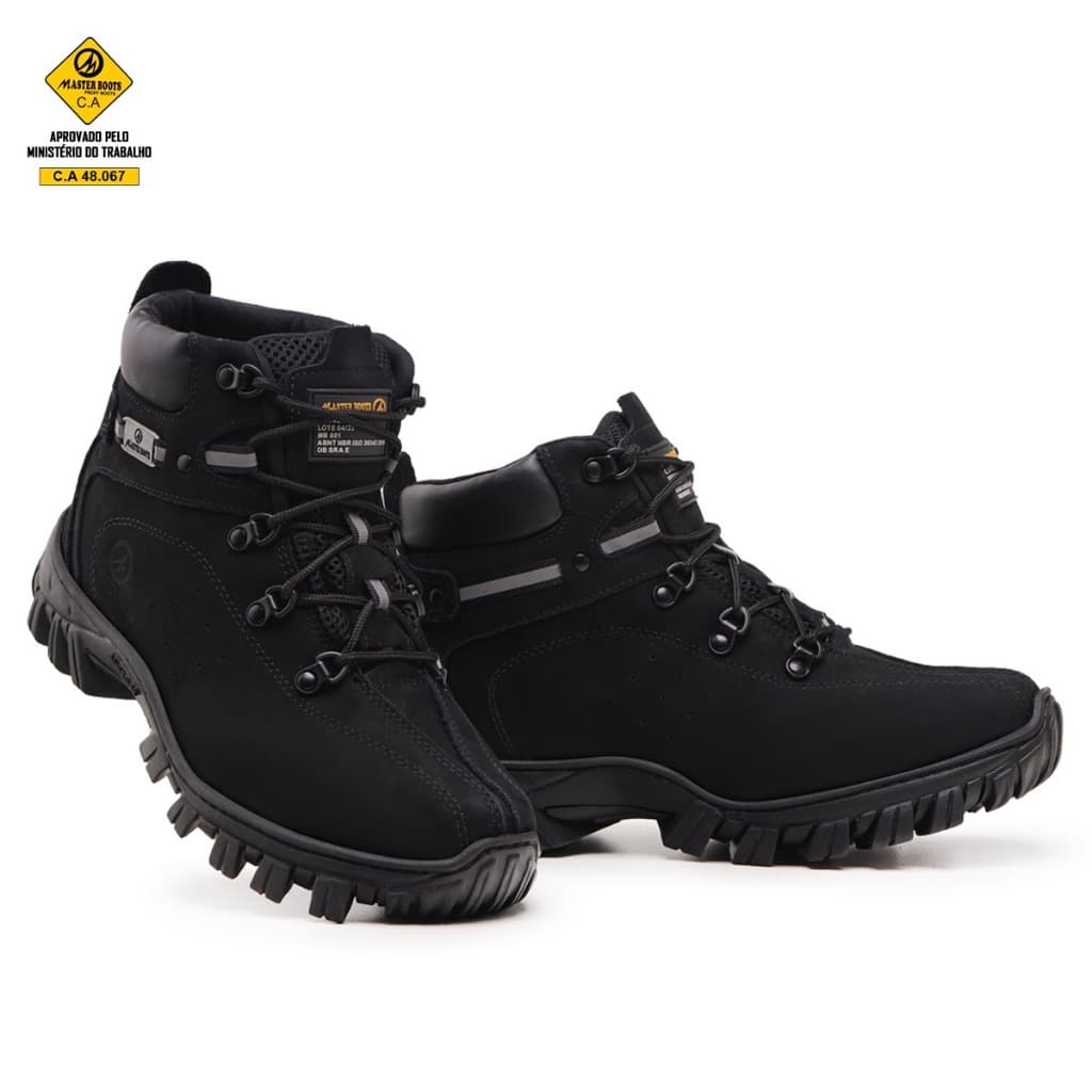 Bota Coturno 2113 Com C.a MasterBoots Com Palmilha Em Gel