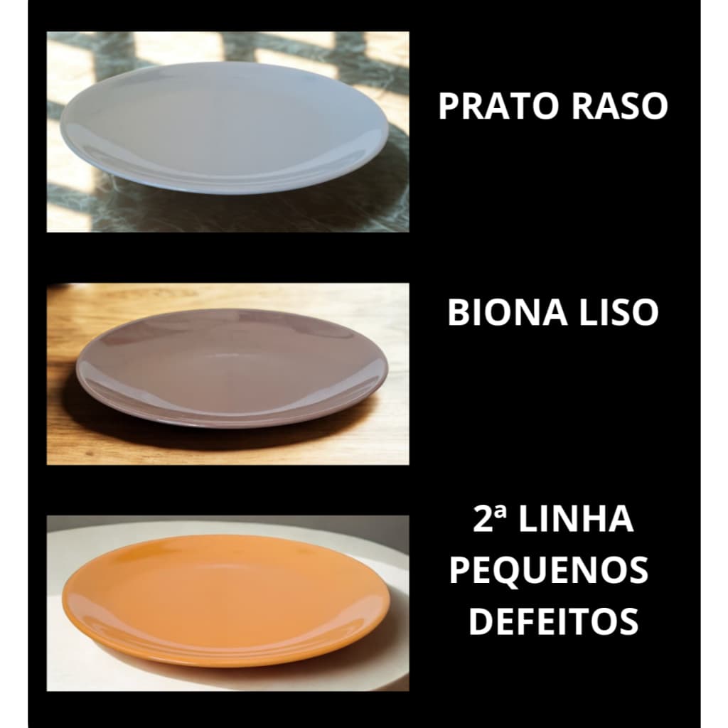 Prato RASO Liso Biona 2ª Linha Pequenos Defeitos