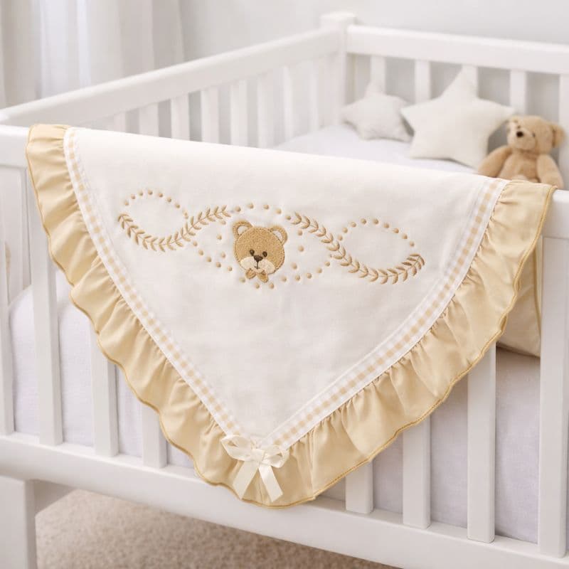 Manta Bordada e Forrada para Recém Nascido e Bebê - Infantil Menino ou Menina A-30 - Super Macia - Várias Estampa Oferta