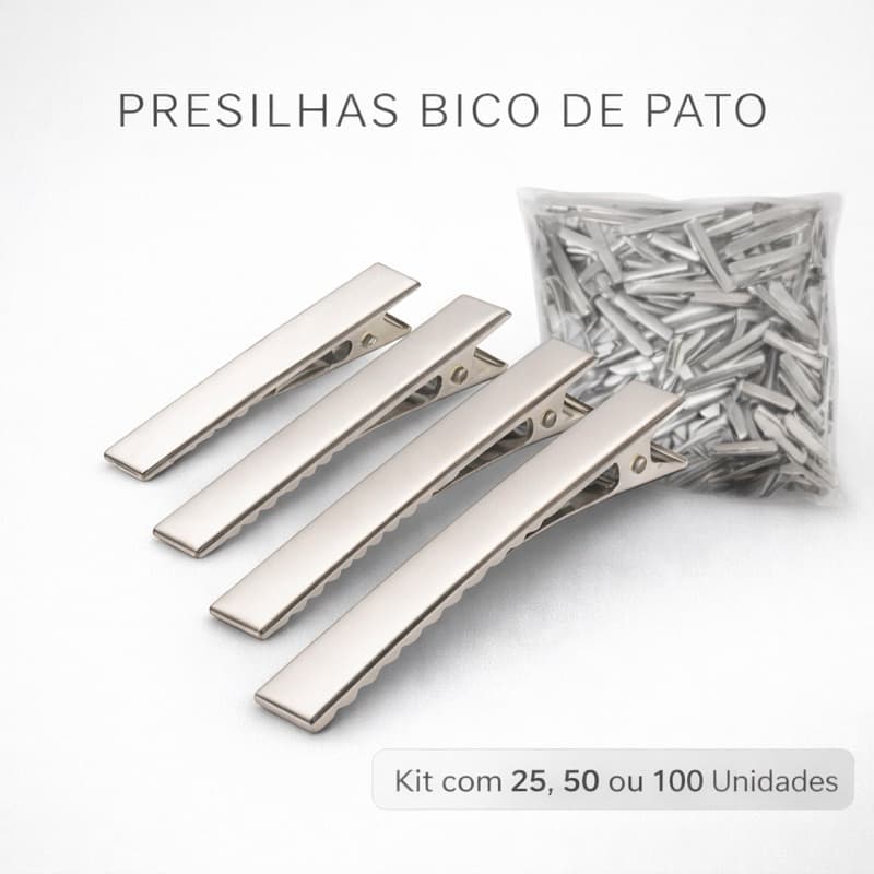 Bico de Pato | KIT com 25, 50 ou 100 unidades | Premium para laços e artesanatos