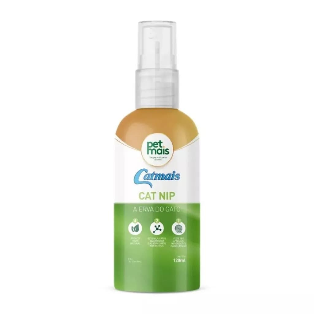 Erva De Gato Catnip Spray 120ml Pet Mais