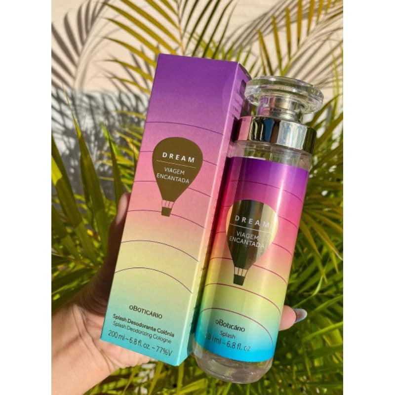 viagem encantada Splash dream o boticário desodorante colônia 200 ml