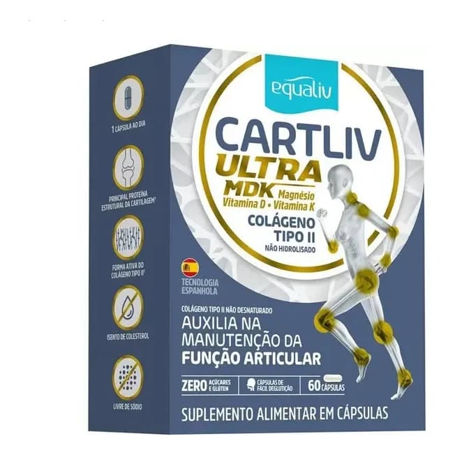 Cartliv Ultra Equaliv 60 Cáps – Tipo II + K D Mg
