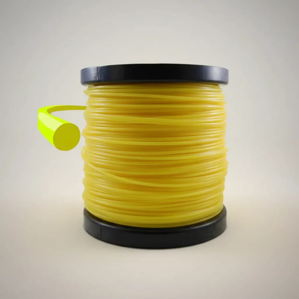 Fio de Nylon Redondo Roçadeira a Gasolina 3.0 mm com 208 Metros
