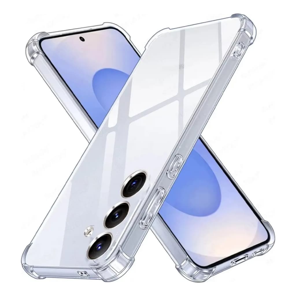 Capa Samsung Galaxy S25 Capinha Case Transparente Anti Impacto Bordas Reforçadas Silicone TPU