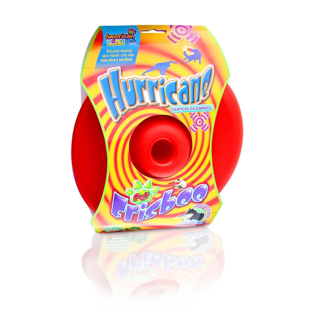 Frisbee Pet Hurricane Caes Brinquedo Cachorro Disco Brincadeira Criança Diversao Flexivel