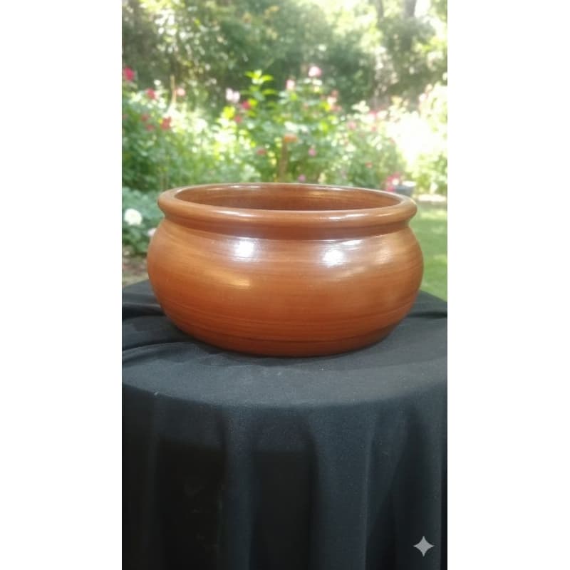 vaso ceramica formato bacia sem a planta , um excelente vaso para sua mesa ou para seu jardim  decore sua casa com vasos