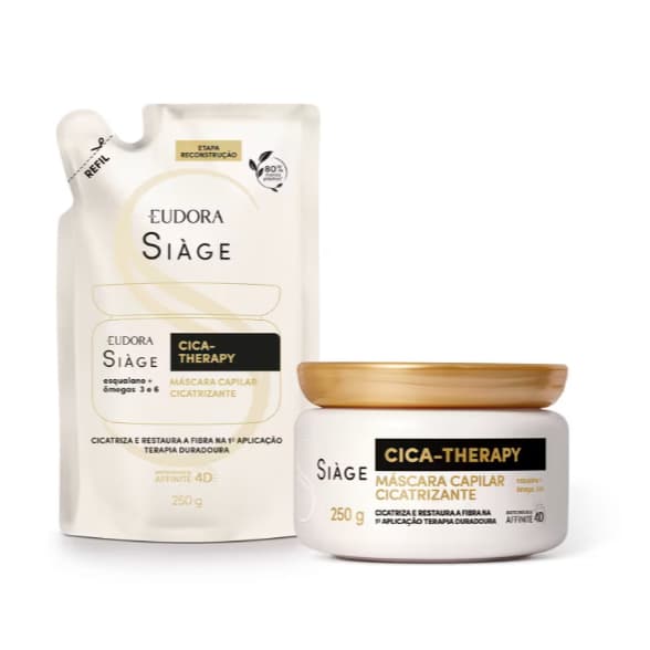 Refil Máscara Capilar Siàge Cica-Therapy 250g Eudora