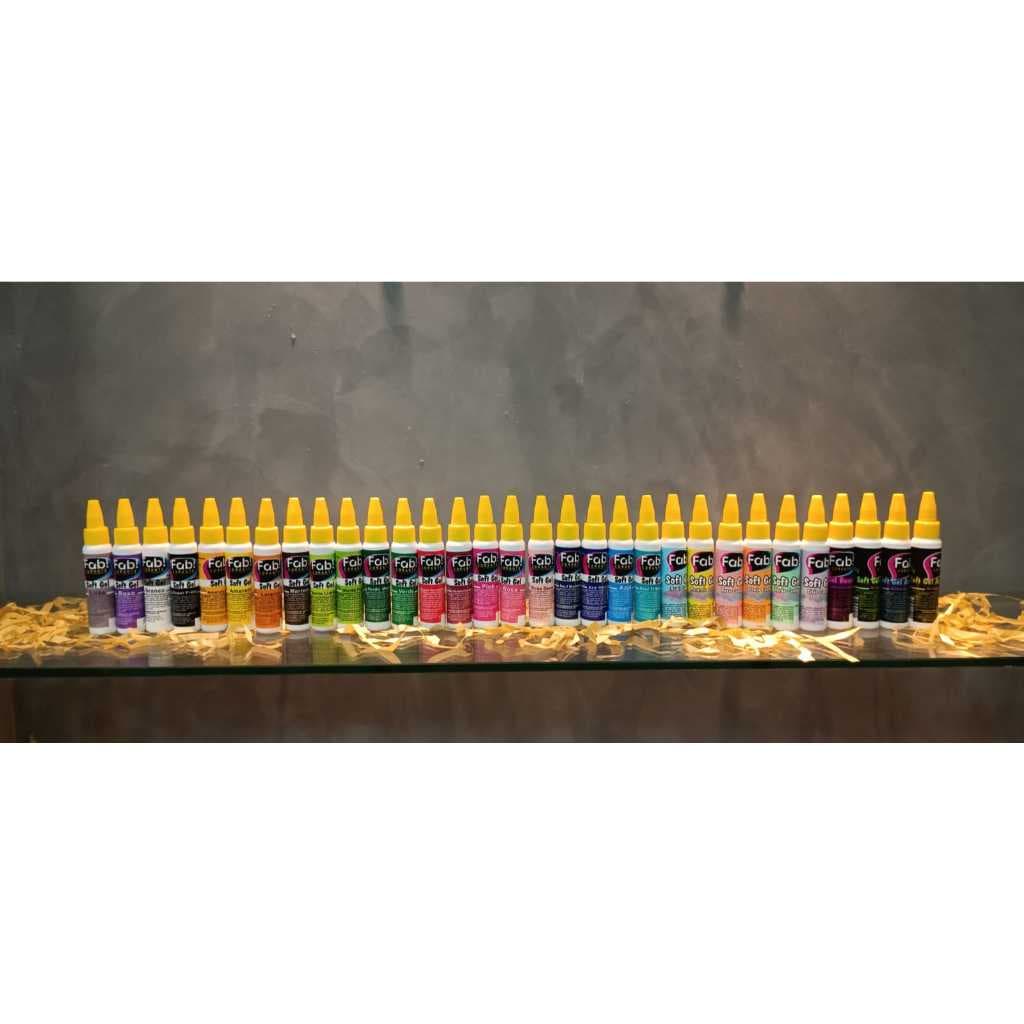 Corante Soft Gel Fab 25g – Cores Vibrantes p/ Bolos, Chantilly & Confeitaria