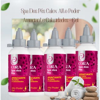 Amaciante de Calos e Calosidades Calox Spa dos Pés Cora Alto Poder Gel 100ml