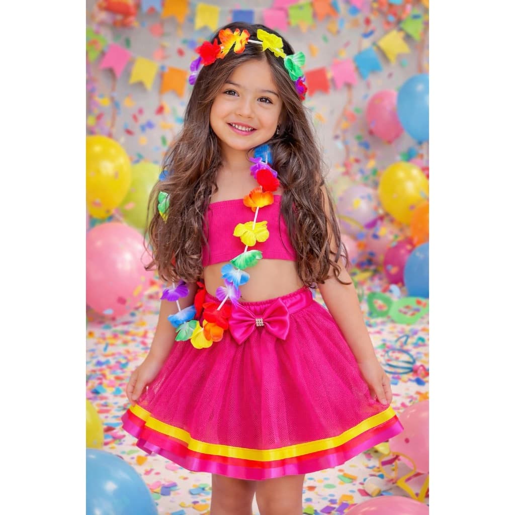 Fantasia Infantil Menina de Tule  2, 3, 4 ANOS