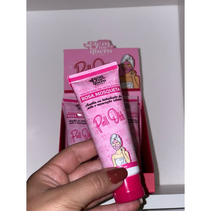 máscara facial peel-off de rosa mosqueta da marca Face Beautiful.