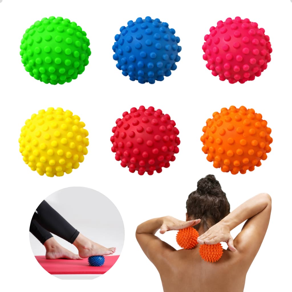 Bolinhas Anti-stress Cravo Para Fisioterapia Massagem Para Mão Pés Com 12 ou 6 Unidades