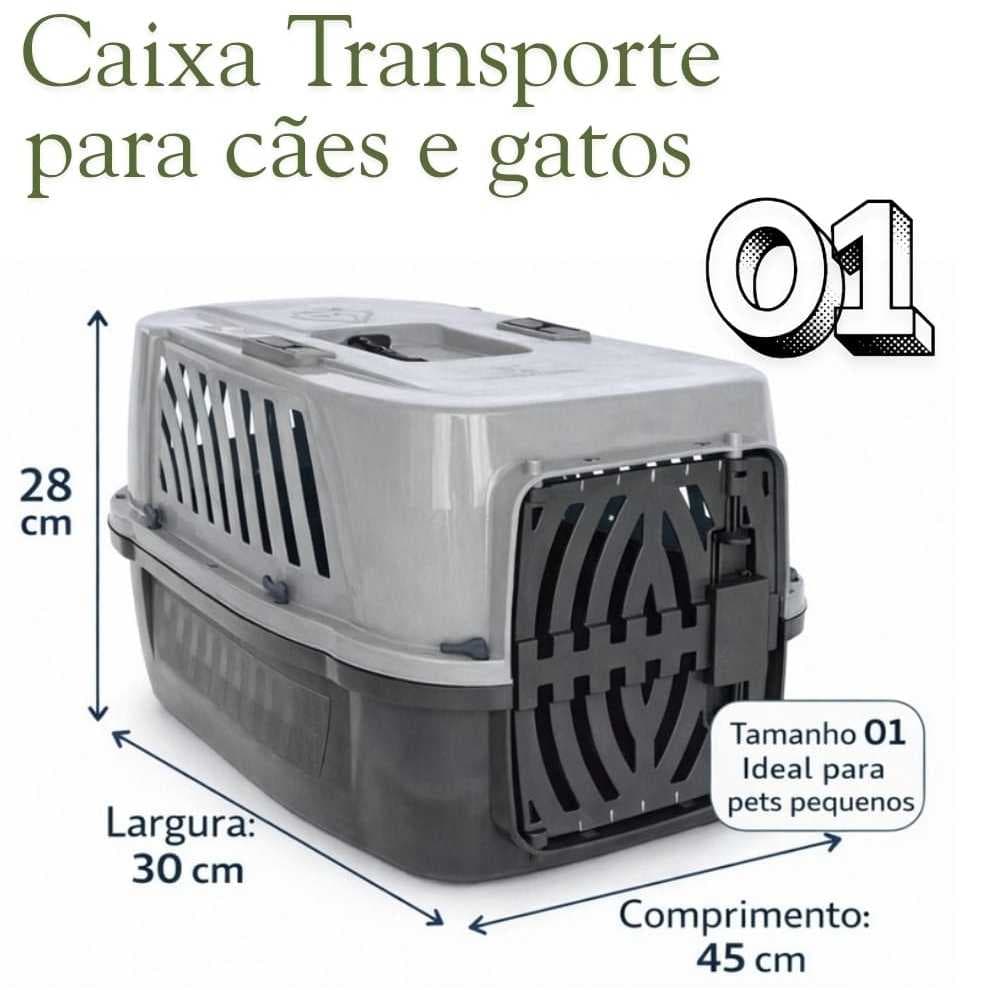 Caixa De Transporte Para Cães E Gatos Alvorada N1 NOVO MODELO ENVIO IMEDIATO PROMOÇÃO
