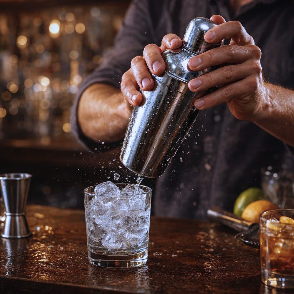 Coqueteleira de Drinks Inox 500ml Ideal para Bar e Festas