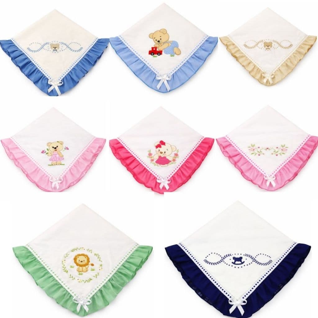 Mantinha Maternidade Algodão Antialérgico - Várias Cores e Estampas - Para Bebê Menino e Menina - Entrega Rápida